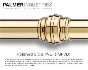 Polished Brass PVD finish