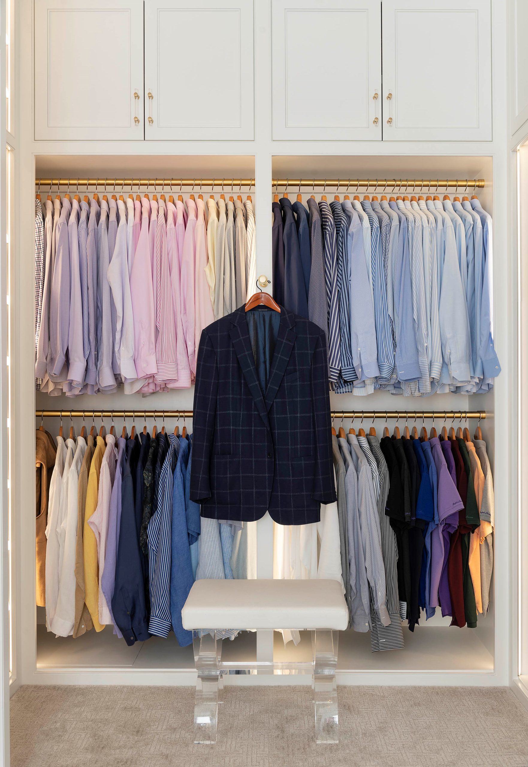 Closet Rods with Concealed-Screw mounts