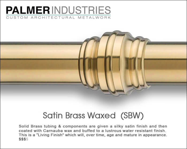 Satin Brass Waxed