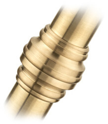 Satin Brass Waxed