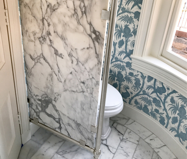 A custom Tapered Foot Partition Divider