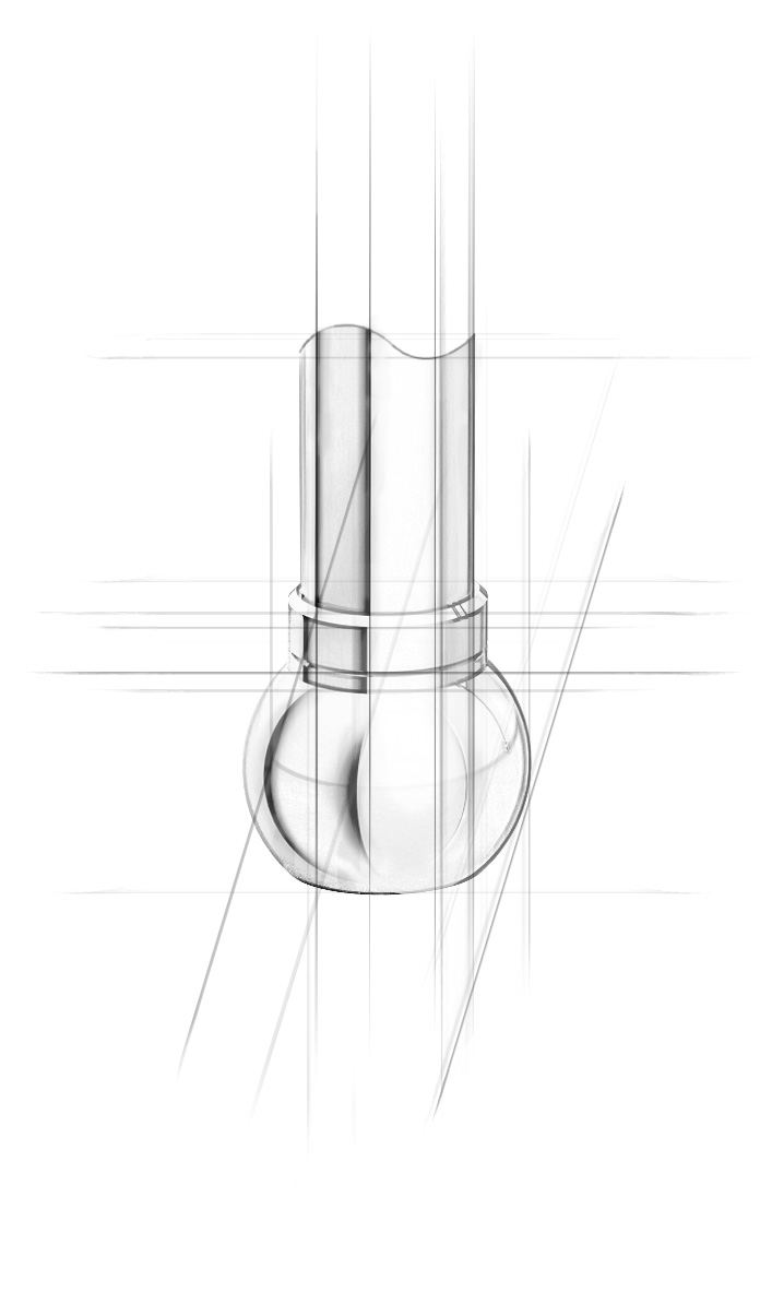 Architectural sketch of a Ball Foot