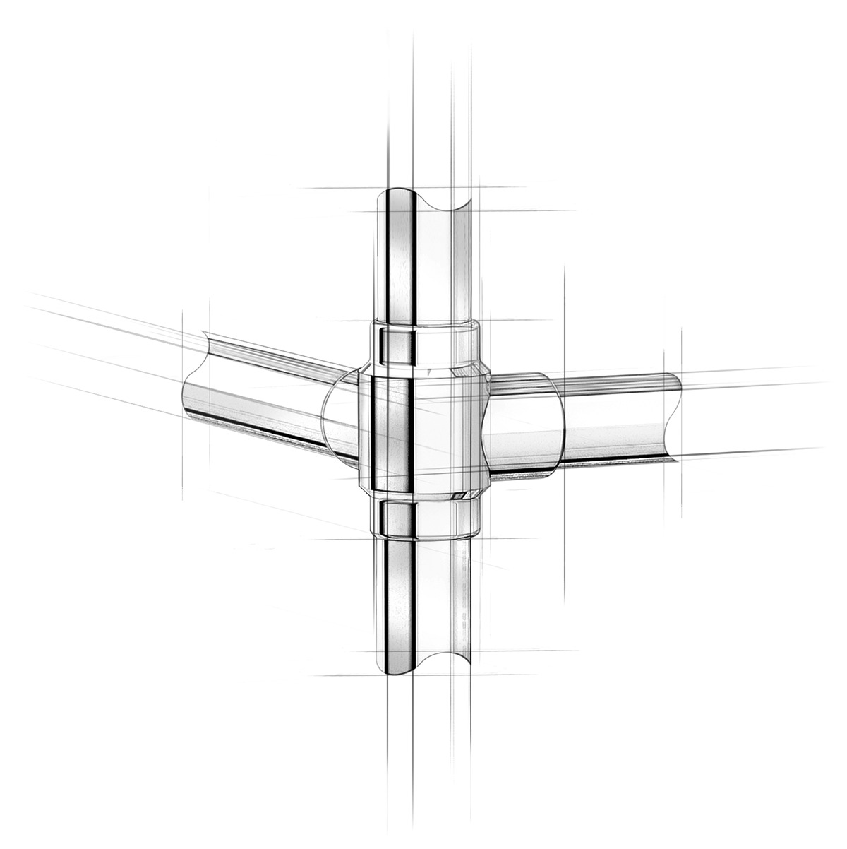 Architectural sketch of the Studio Style