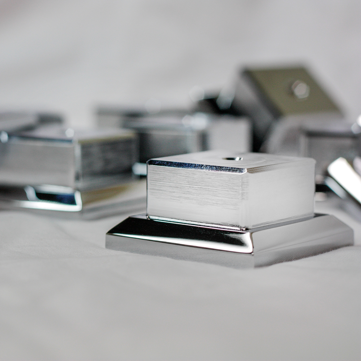 Detail of Square style Vanity Legs Foot component