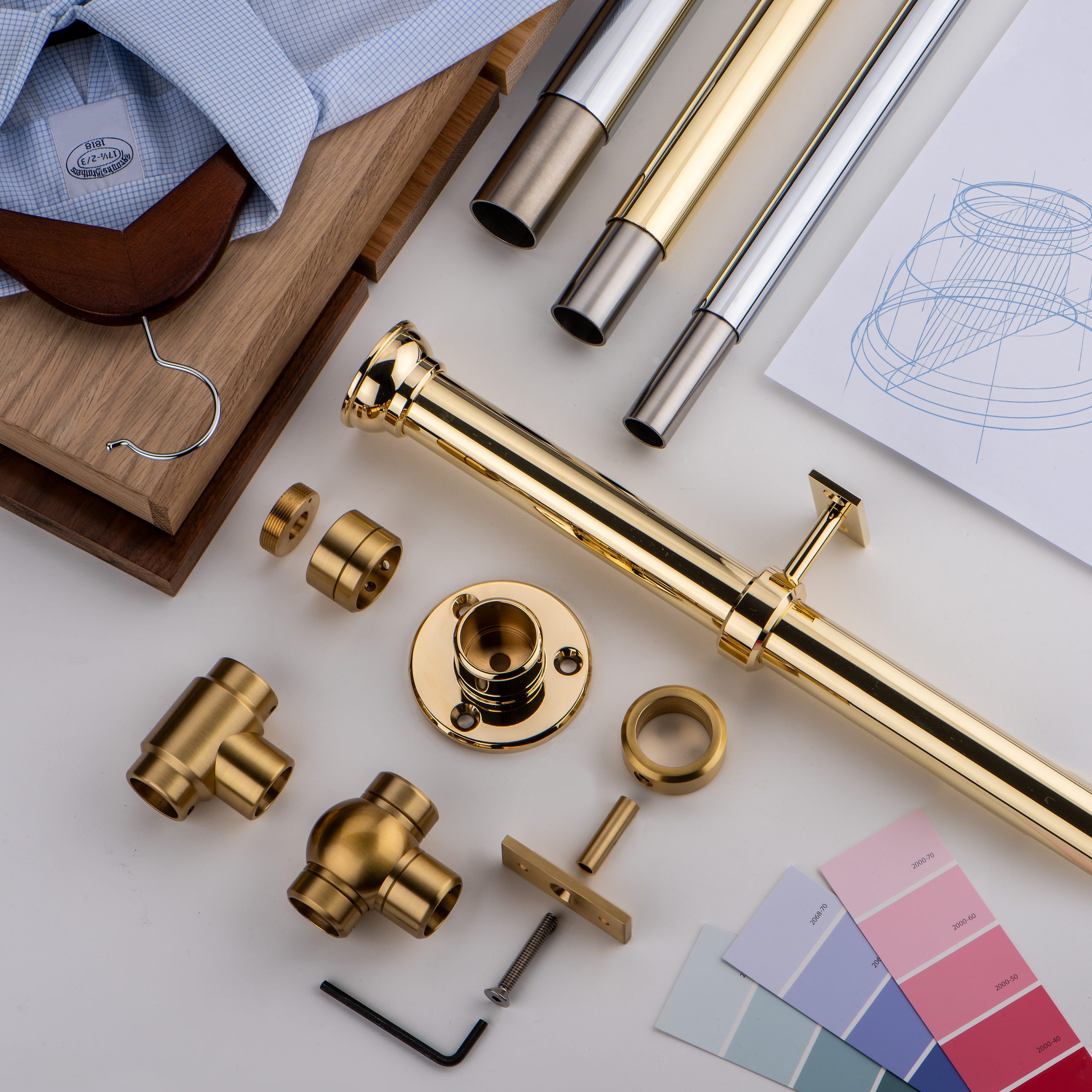 Palmer's Closet System Components