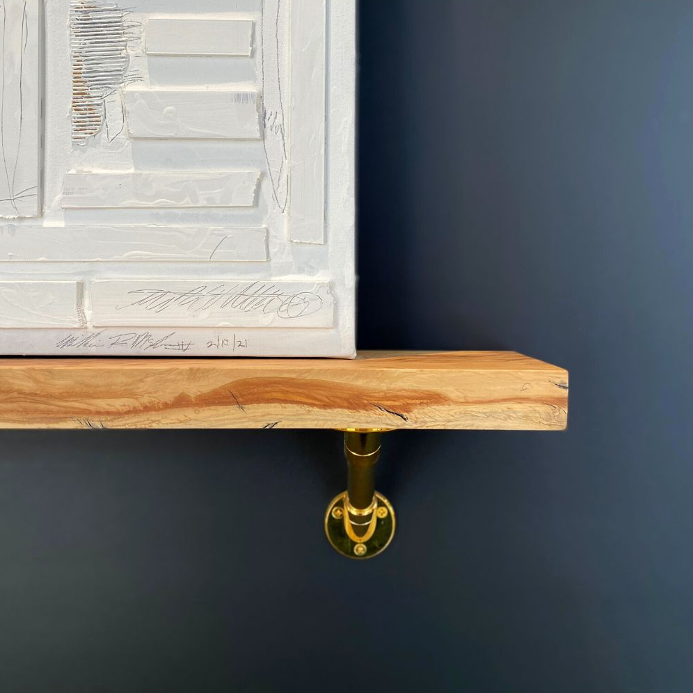 Apex style Shelving Bracket and wood shelf