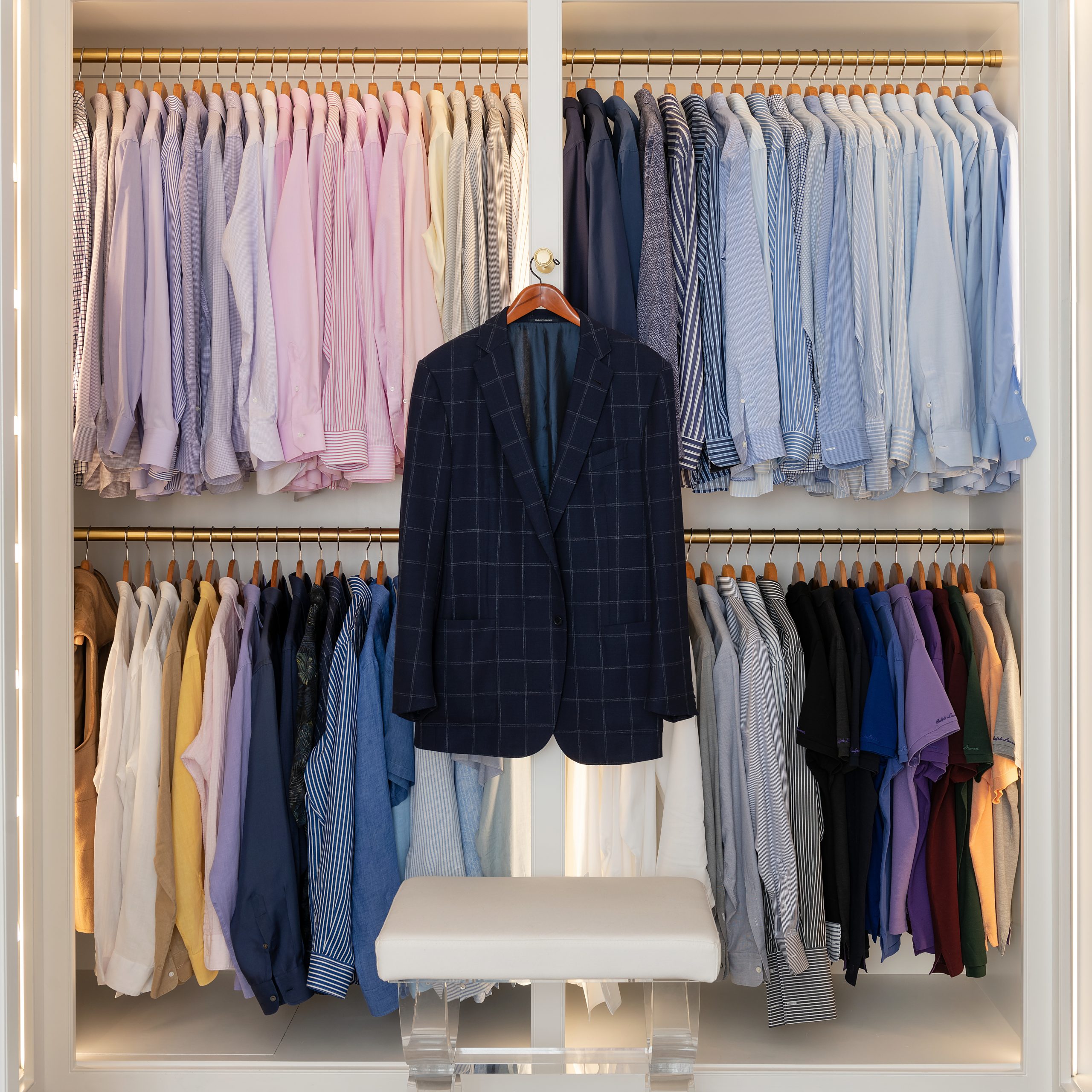 Concealed-Screw mounted Closet Rods