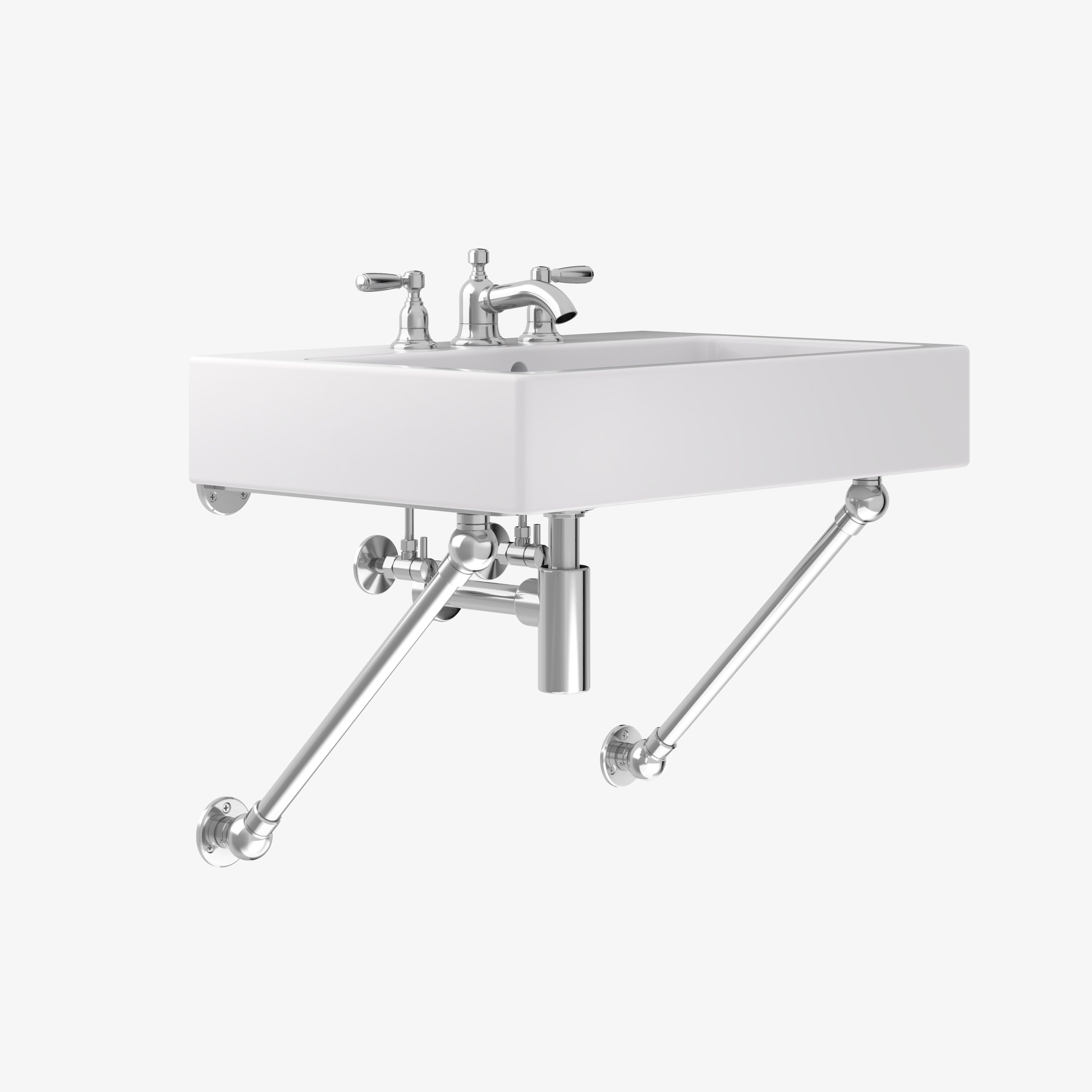 Sigature Wall mounted vanity, product rendering