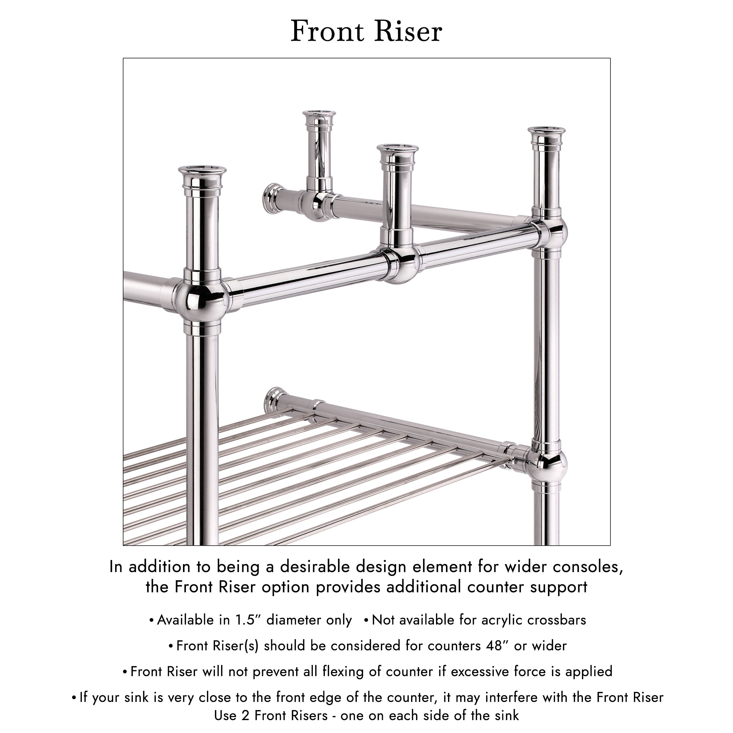 Front Riser Pop-Up