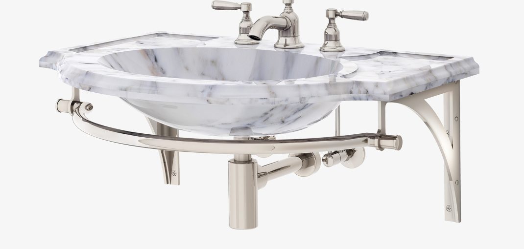 Regency style wall-mounted vanity