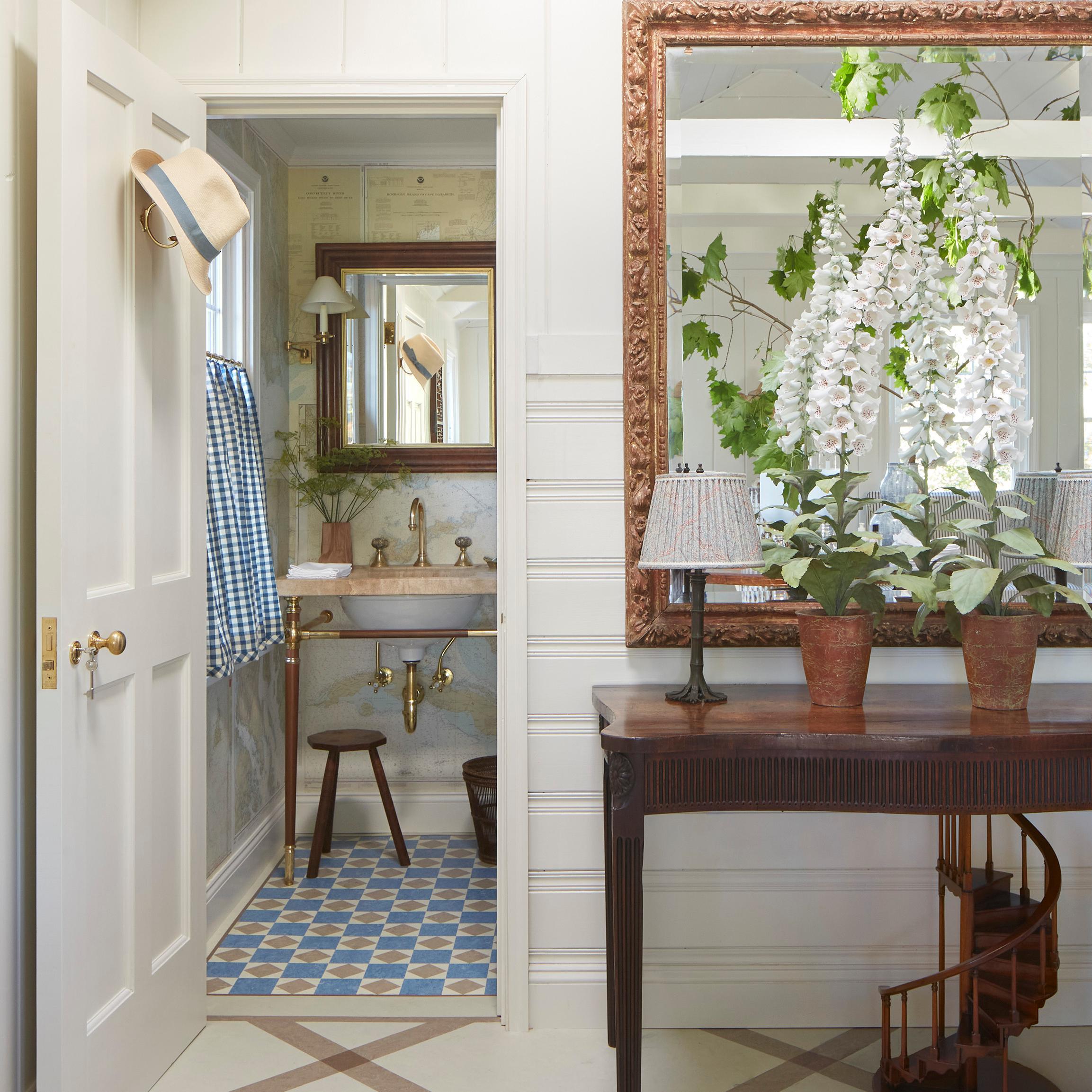 Newport style Vanity in bathroom
