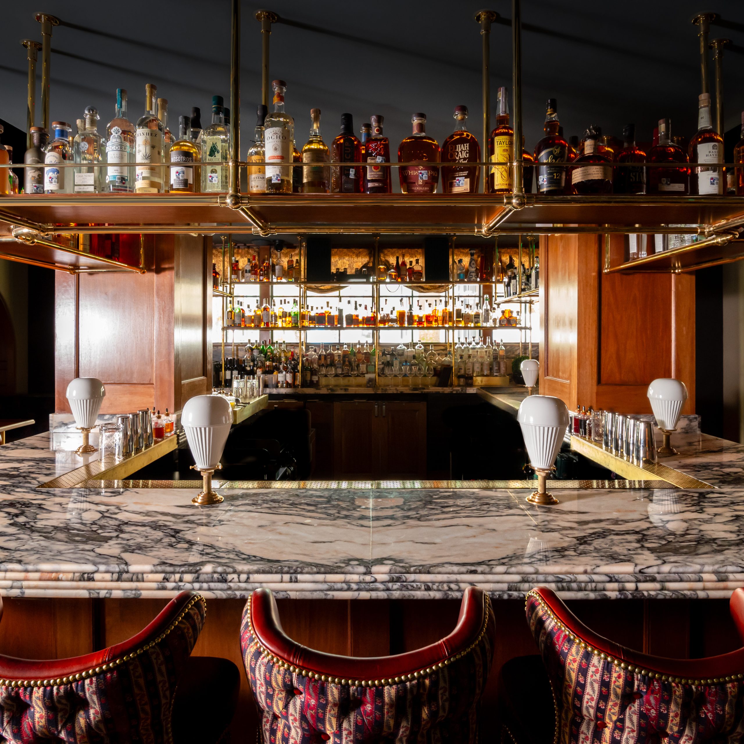 The Chumley House Bar Shelving