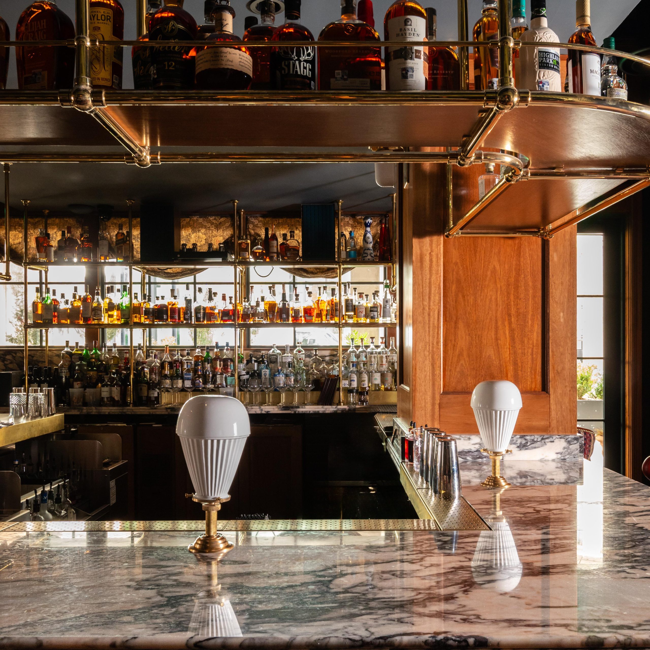 The Chumley House Bar Shelving
