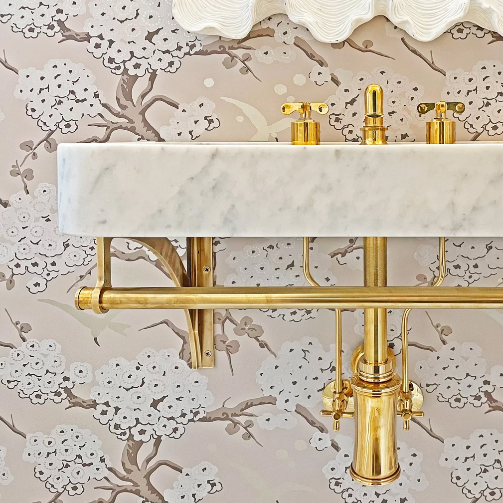 Closeup of Regency Vanity