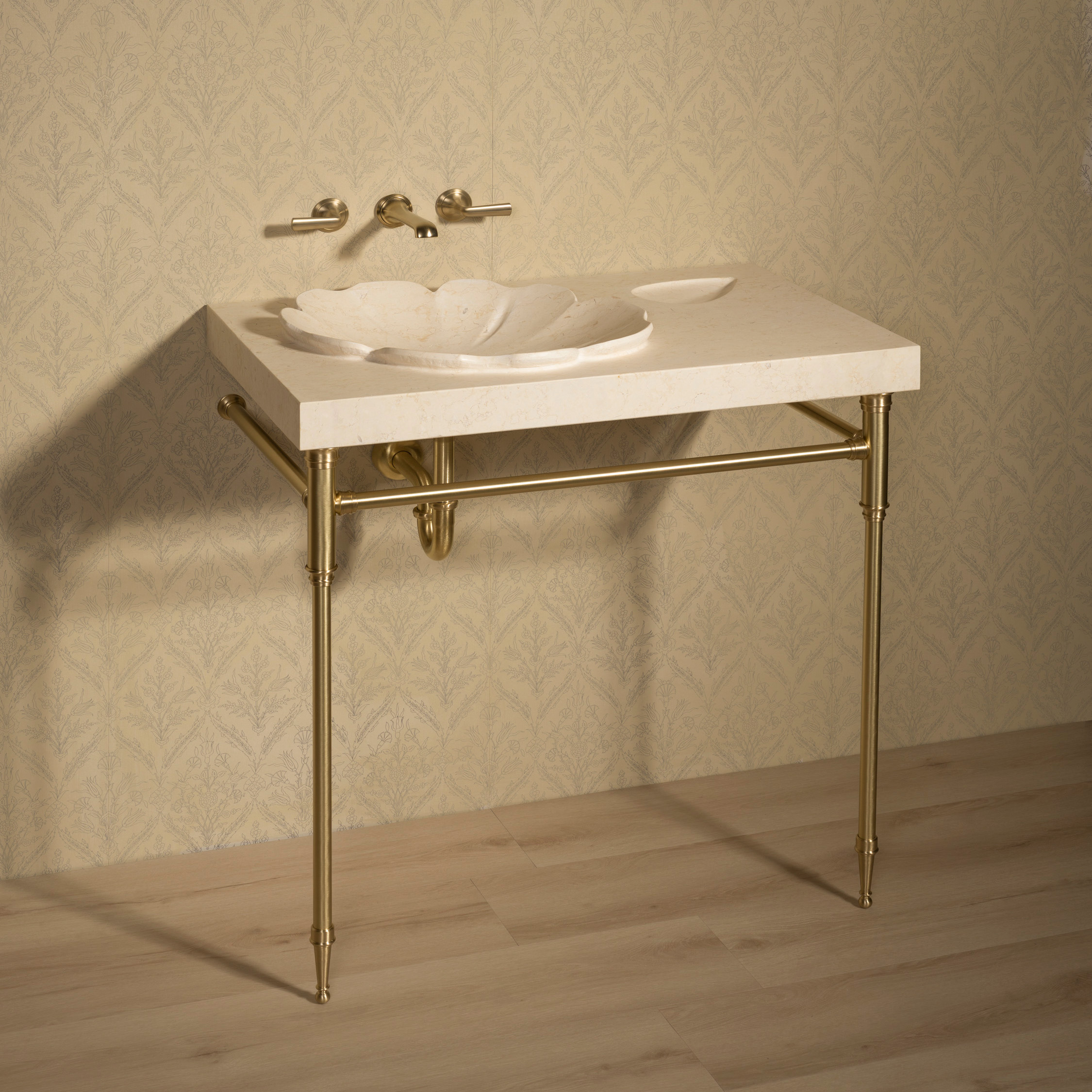 Westport Vanity Shown with Stone Forest Sakura Top